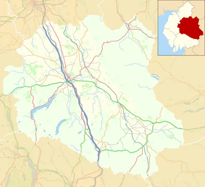 Thrimby is located in the former Eden District