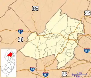Flanders is located in Morris County, New Jersey
