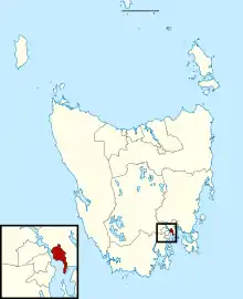 Map showing the electoral division of Pembroke