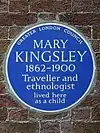 Blue plaque erected in 1975 by Greater London Council at "Avalon"
