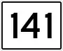 State Route 141 marker