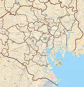 Kaigan is located in Special wards of Tokyo
