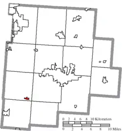 Location of Amanda in Fairfield County