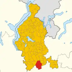 Busto Arsizio within the province of Varese