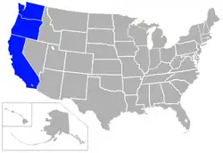 Location of teams in {{{title}}}