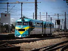 Two-car train