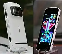 Nokia 808 PureView (2012) with a 41-megapixel camera and a 1.3 GHz CPU.