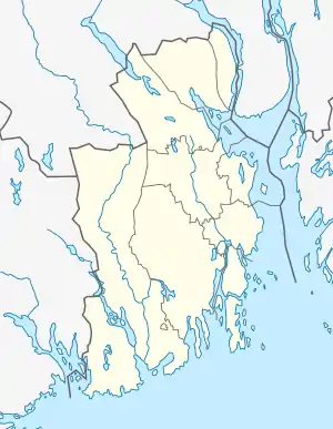 Gjone is located in Vestfold