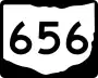 State Route 656 marker
