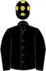 Black, yellow spots on cap