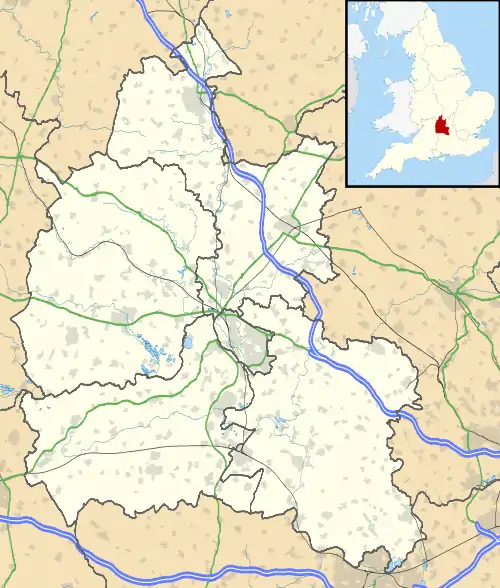 Didcot is located in Oxfordshire