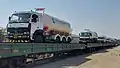Taiyo Nippon Sanso's Empty LMO Tankers at Kalamboli, Maharastra, 19 April 2021