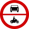 B-3/4 "no entry for motor vehicles"