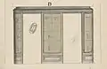 Elévation de la paroi Est.