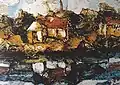 Breton Landscape, 1960, (73*92 cm, Oil on canvas)