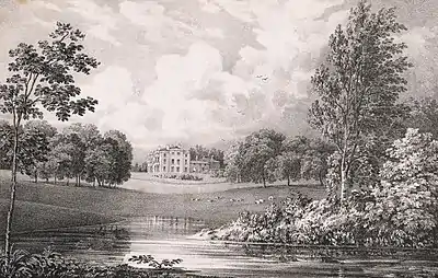 Portnall Park in 1828, by G.F. Prosser.