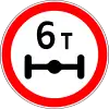 Weight per axle limit