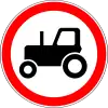 No entry for agricultural vehicles