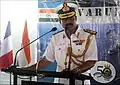 RAdm Hampiholi as FOCWF during Ex Varuna 2018