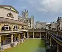 Roman Baths in Bath, Somerset, England