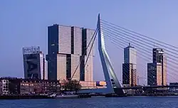 Erasmus Bridgebrug and the Kop van Zuid