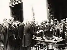 Image 5Sánchez Cerro during the signing ceremony of the new constitution on April 9, 1933. (from History of Peru)