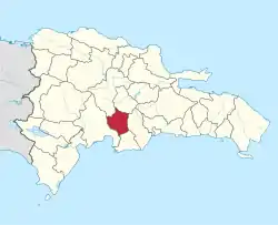 Location of the San José de Ocoa Province