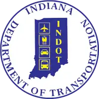 Seal of the Indiana Department of Transportation