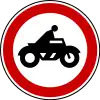 No motorcycles