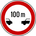 Minimum safe distance