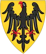Usual depiction of arms of Holy Roman Emperor (c. 1200 – c. 1300)