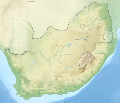 False Bay is located in South Africa
