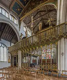 Rood screen of St Cyprian's, Clarence Gateat St Cyprian's, Clarence Gate, by Diliff