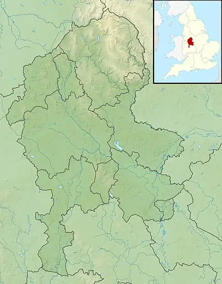 Stowe Pool is located in Staffordshire