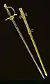 Sword presented to Stevenson by his old regiment in 1863.