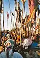 The women during the year festival in Mogode
