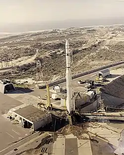 Thorad-Agena with SERT-2 at the Western Test Range in California (February  1970)
