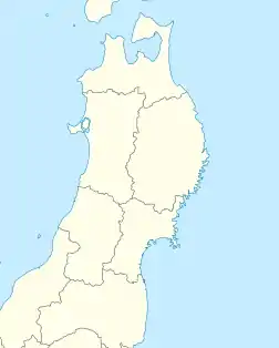 Kazuno City Athletic Stadium is located in Tohoku, Japan