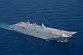 Starboard view side of the TCG Anadolu