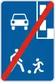 Residential zone ends