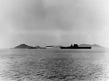 USS Los Angeles, USS Patoka and USS Lexington off Panama City, Panama, about 1931.