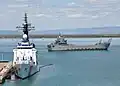 USAV General Frank S. Besson Jr. and USCGC Dallas in Guantanamo Bay on 8 March 2010