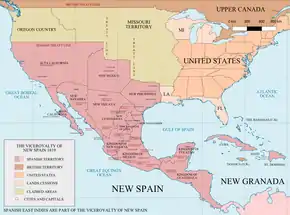 Image 8The Viceroyalty of New Spain in 1819 (from History of Texas)