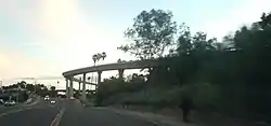 View of the 43rd St On-Ramp of Interstate 805, from 47th Street, Lincoln Park