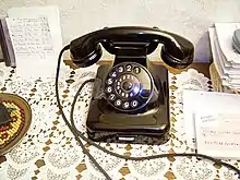 Image 5A German rotary dial telephone, the W48 (from History of the telephone)