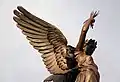 Victorious Peace holding a palm branch, World War I memorial, Lurgan, Northern Ireland