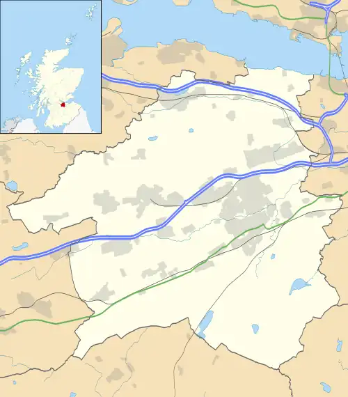 Breich is located in West Lothian