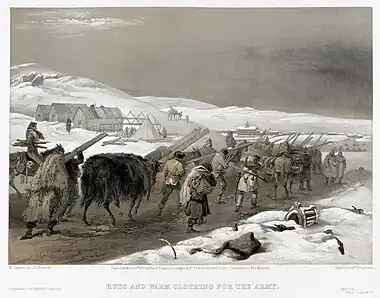 Winter military housing in the Siege of Sevastopol.
