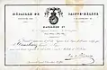 Wincenty Danilewicz Saint Helena Medal Certificate