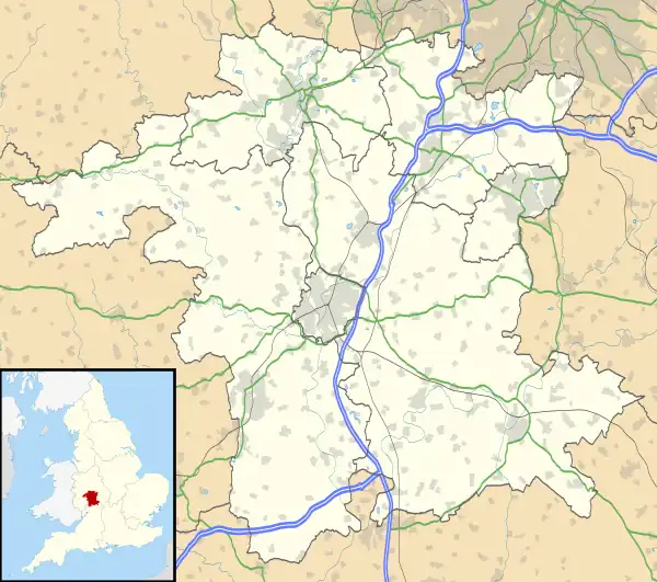 Powick is located in Worcestershire